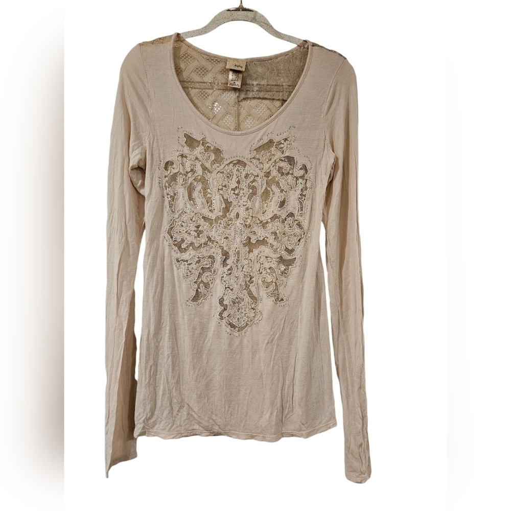 Daytrip Cream Long Sleeve Blouse